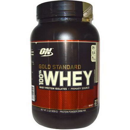 Optimum Nutrition, Gold Standard 100% Whey, Cookies and Cream 909g