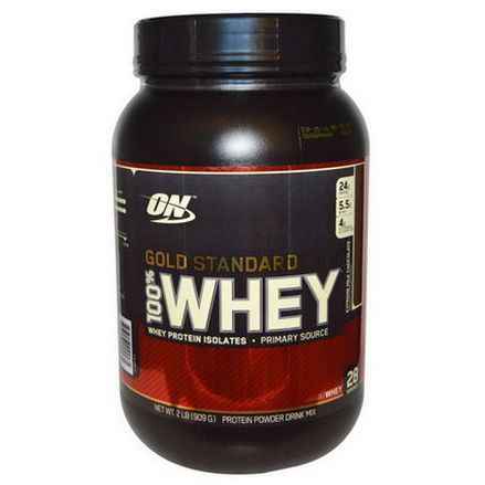 Optimum Nutrition, Gold Standard, 100% Whey, Extreme Milk Chocolate 909g