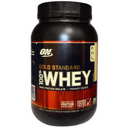 Optimum Nutrition, Gold Standard 100% Whey, Whey Protein Isolate, Cake Donut 907g