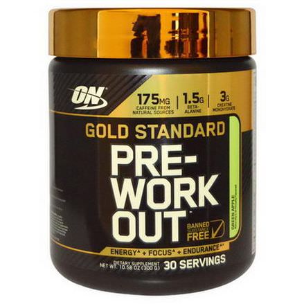 Optimum Nutrition, Gold Standard, Pre-Workout, Green Apple 300g