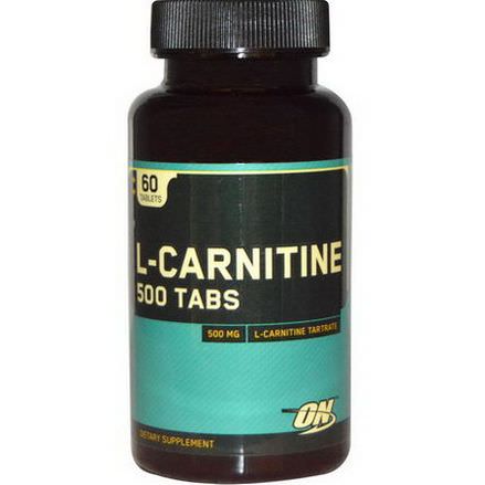 Optimum Nutrition, L-Carnitine, 500mg, 60 Tablets