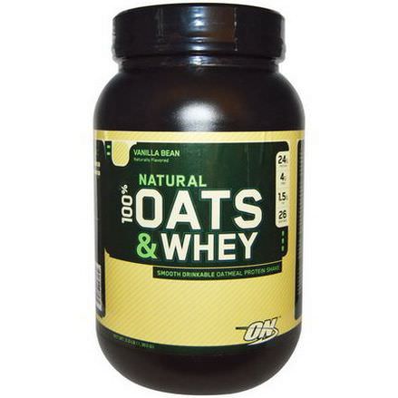 Optimum Nutrition, Natural 100% Oats&Whey, Vanilla Bean 1,363g