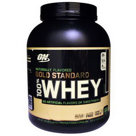 Optimum Nutrition, Naturally Flavored 100% Whey Gold Standard, Chocolate 2.18 kg