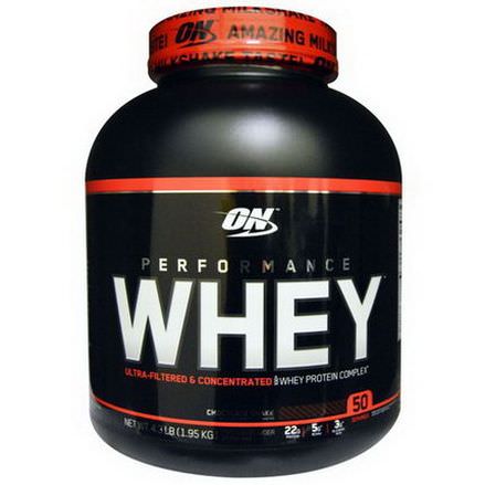 Optimum Nutrition, Performance Whey, Chocolate Shake 1.95 kg