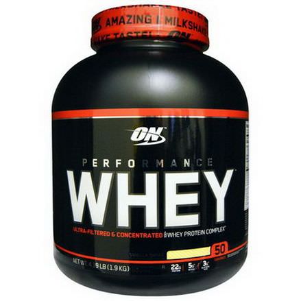 Optimum Nutrition, Performance Whey, Vanilla Shake 1.9 kg