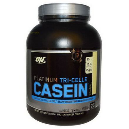 Optimum Nutrition, Platinum Tri-Celle Casein, Vanilla Bliss 1.03 kg