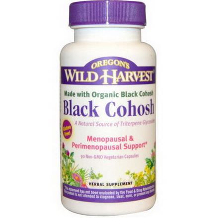 Oregon's Wild Harvest, Black Cohosh, 90 Non-GMO Veggie Caps