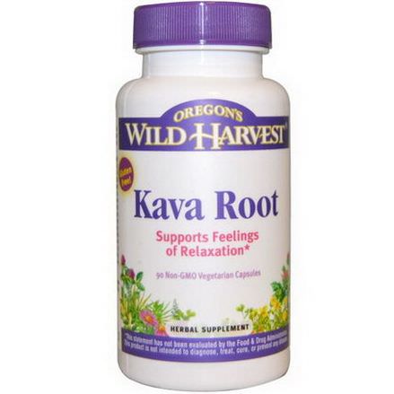 Oregon's Wild Harvest, Kava Root, 90 Non-GMO Veggie Caps