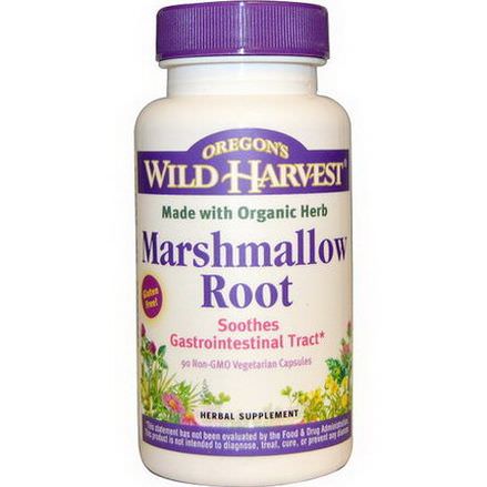 Oregon's Wild Harvest, Marshmallow Root, 90 Non-GMO Veggie Caps
