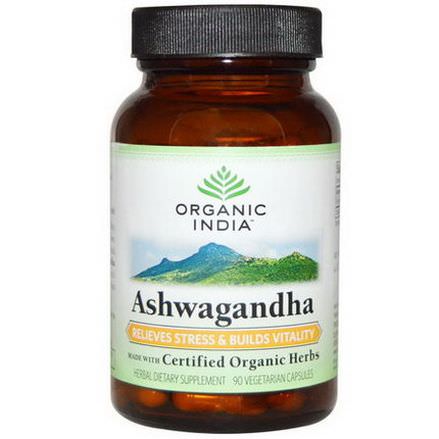 Organic India, Organic, Ashwagandha, 90 Veggie Caps