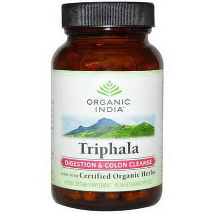 Organic India, Triphala, Digestion&Colon Cleanse, 90 Veggie Caps