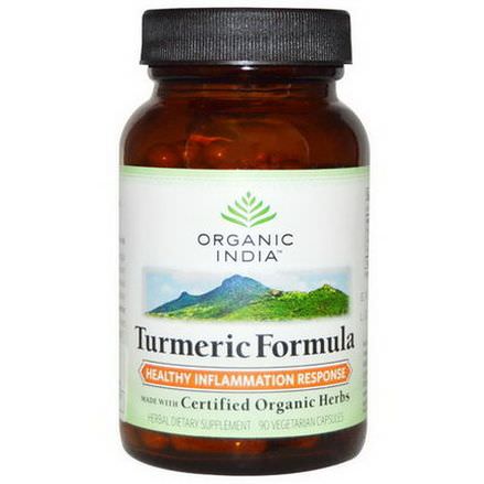 Organic India, Turmeric Formula, Healthy Inflammation Response, 90 Veggie Caps