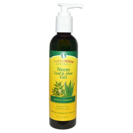 Organix South, TheraNeem Naturals, Neem Leaf&Aloe Gel, Gentle Therape, Fragrance Free 240ml