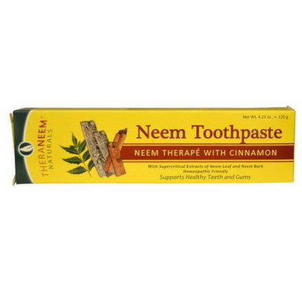 Organix South, TheraNeem Naturals, Neem Toothpaste, Neem Therape with Cinnamon 120g