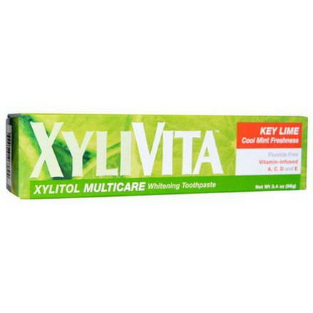 Organix South, XyliVita, Xylitol Multicare Whitening Toothpaste, Key Lime 96g