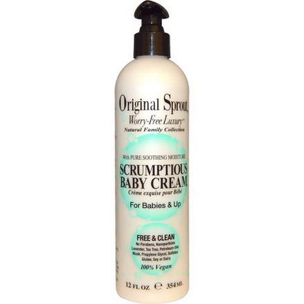 Original Sprout Inc, Scrumptious Baby Cream, For Babies&Up 354ml