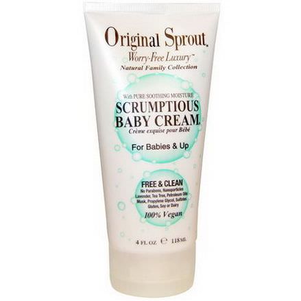 Original Sprout Inc, Scrumptious Baby Cream, For Babies&Up 118ml