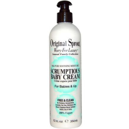 Original Sprout Inc, Scrumptious Baby Cream, For Babies and Up 354ml