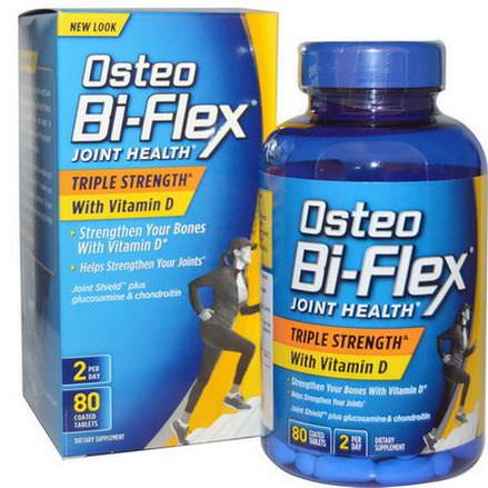 Osteo Bi-Flex, Joint Health, Triple Strength with Vitamin D, 80 Coated Tablets