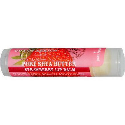Out of Africa, Lip Balm, Pure Shea Butter, Strawberry 4g