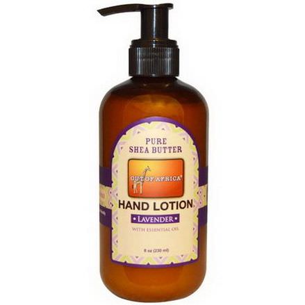 Out of Africa, Organic Shea Butter Hand Lotion, Lavender 230ml