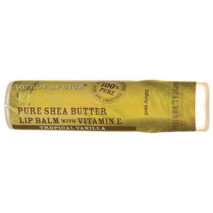 Out of Africa, Organic Shea Butter Lip Balm, Tropical Vanilla 7.0g