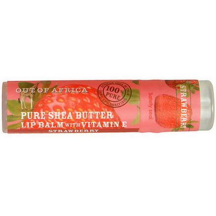 Out of Africa, Organic Shea Butter Lip Balm with Vitamin E, Strawberry 7.0g