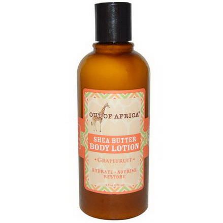 Out of Africa, Shea Butter Body Lotion, Grapefruit 270ml