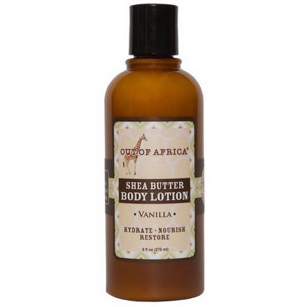 Out of Africa, Shea Butter Body Lotion, Vanilla 270ml