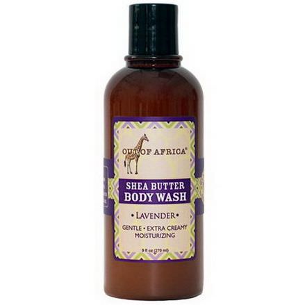 Out of Africa, Shea Butter Body Wash, Lavender 270ml