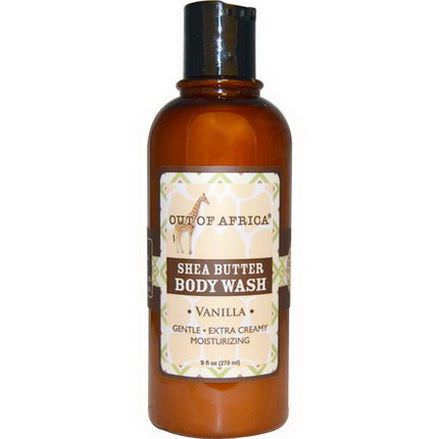 Out of Africa, Shea Butter Body Wash, Vanilla 270ml