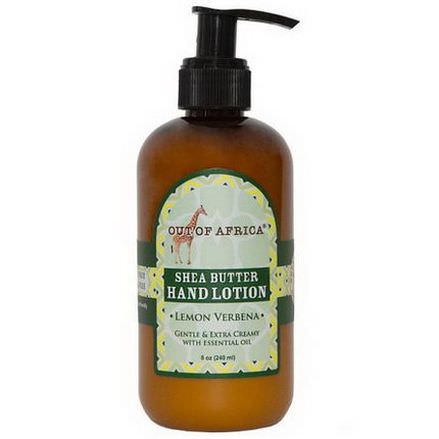 Out of Africa, Shea Butter Hand Lotion, Lemon Verbena 240ml