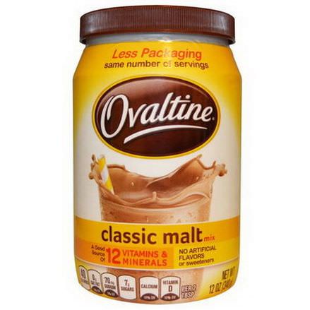 Ovaltine, Classic Malt Mix, Caffeine Free 340g