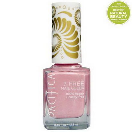 Pacifica, 7 Free Nail Color, Pink Crush 13.3ml