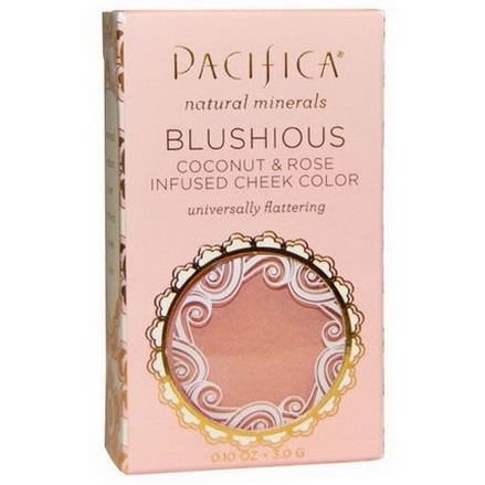 Pacifica, Blushious, Coconut&Rose Infused Cheek Color, Camellia 3.0g