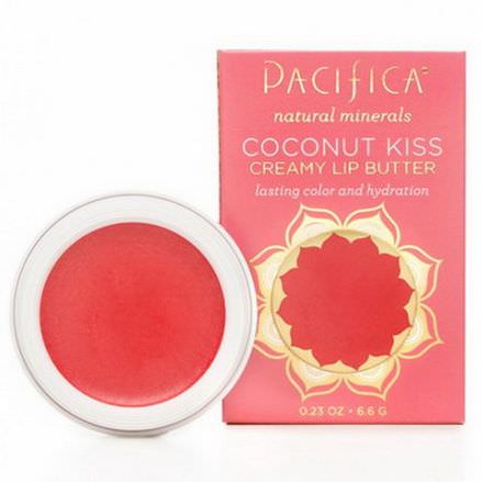 Pacifica, Coconut Kiss, Creamy Lip Butter, Sunset 6.6g