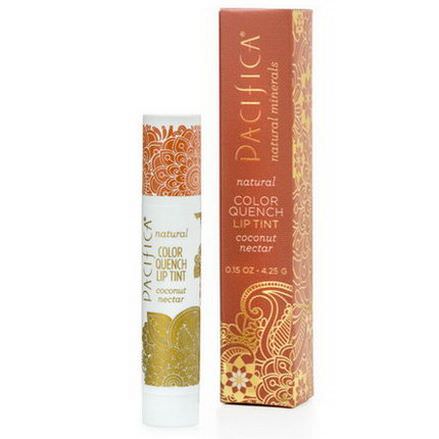 Pacifica, Natural Color Quench Lip Tint, Coconut Nectar 4.25g