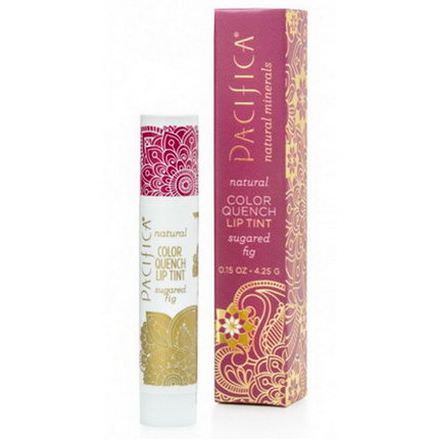 Pacifica, Natural Color Quench Lip Tint, Sugared Fig 4.25g