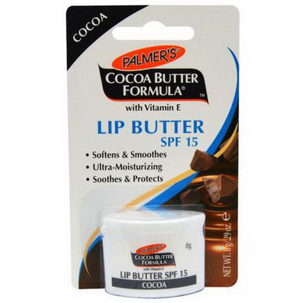 Palmer's, Cocoa Butter Formula, with Vitamin E, Lip Butter, SPF 15 8g