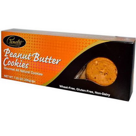 Pamela's Products, Gourmet All Natural Cookies, Peanut Butter 206g