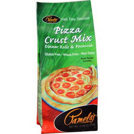 Pamela's Products, Pizza Crust Mix, Dinner Rolls&Focaccia 320g