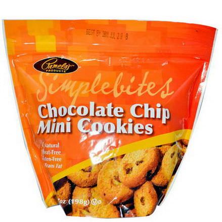 Pamela's Products, Simplebites, Chocolate Chip Mini Cookies 198g