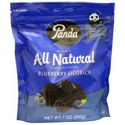 Panda Licorice, All Natural Blueberry Licorice 200g