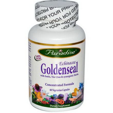 Paradise Herbs, Echinacea Goldenseal, 60 Veggie Caps