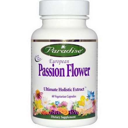 Paradise Herbs, European Passion Flower, 60 Veggie Caps