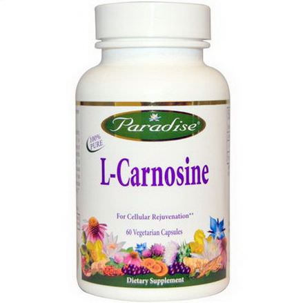 Paradise Herbs, L-Carnosine, 60 Veggie Caps