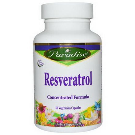Paradise Herbs, Resveratrol, 60 Veggie Caps