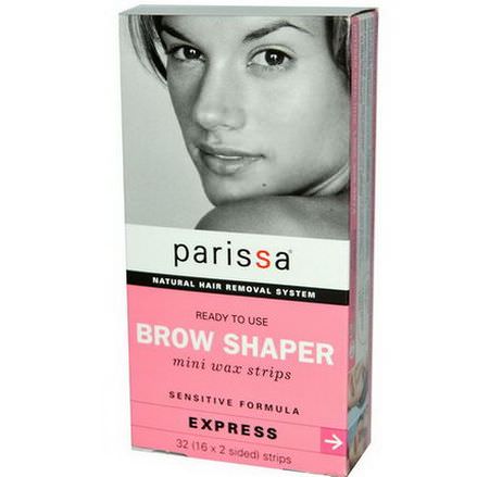 Parissa, Brow Shaper, Mini Wax Strips 16 x 2 sided Strips