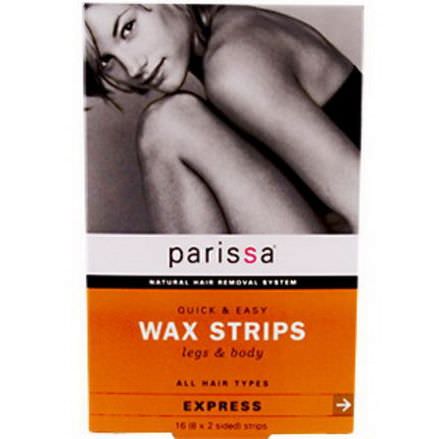 Parissa, Quick&Easy Wax Strips, Legs&Body 8 Two-Sided Strips