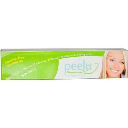 Peelu, Spearmint Fluoride-Free Toothpaste 85g